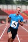 Richard Kilty (Gateshead) 100 metres at the Gateshead Tartan Games Open.